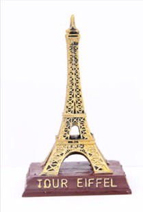 Ruilogod Tour Eiffel miniature Modèle bureau Décor 9,8 pouces Hauteur  Bronze Tone : : Cuisine et Maison