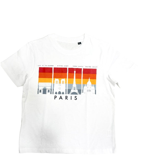 T-Shirt Paris Monuments Ombre