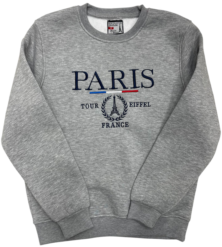 Sweat-Shirt Gris Paris France 🇫🇷