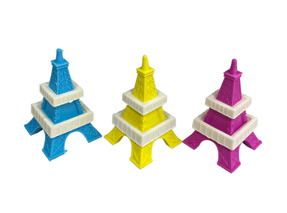 Gomme Tour Eiffel couleurs