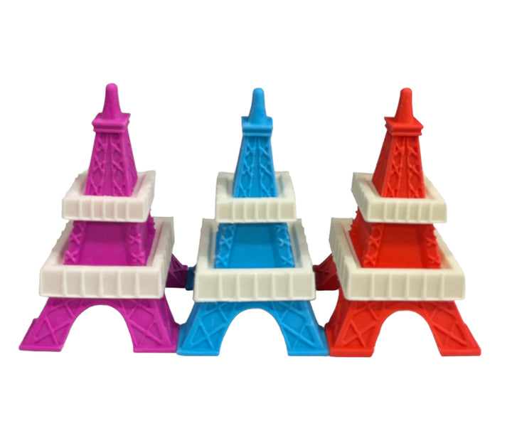 Eiffel Tower Colored Eraser