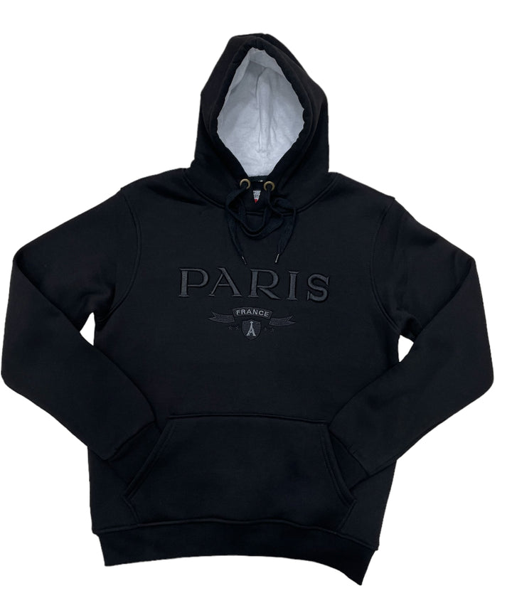Paris Eiffel Tower Black Sweatshirt