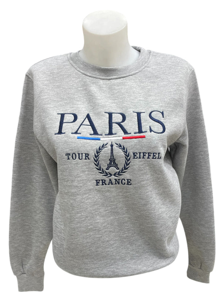 Sweat-Shirt Gris Paris France 🇫🇷