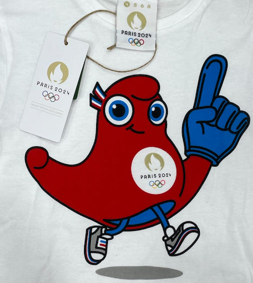 Camiseta Mascote Phryge Paris 2024