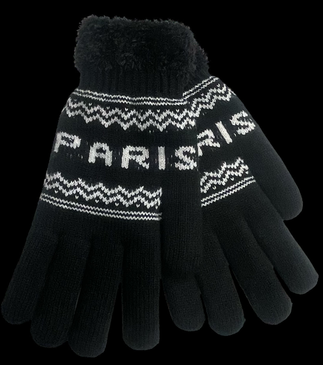 Guantes Negro y Blanco París Unisex