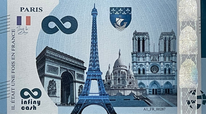 Billete de colección ♾️ París Tour Eiffel