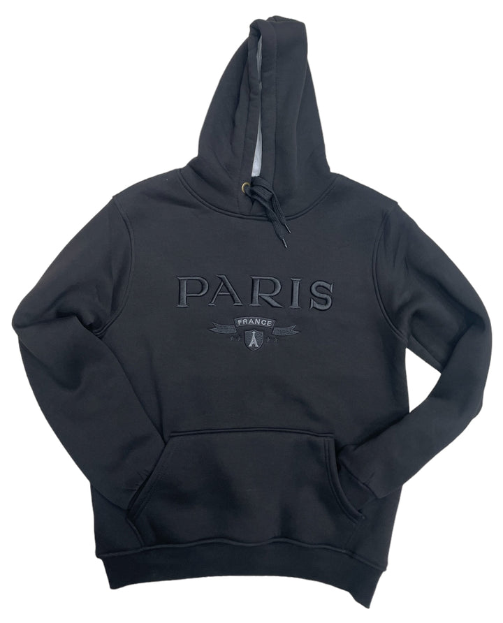 Paris Eiffel Tower Black Sweatshirt