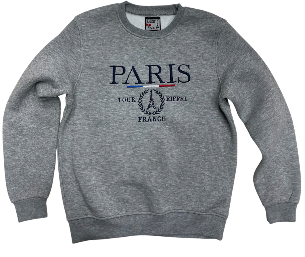 Sweat-Shirt Gris Paris France 🇫🇷