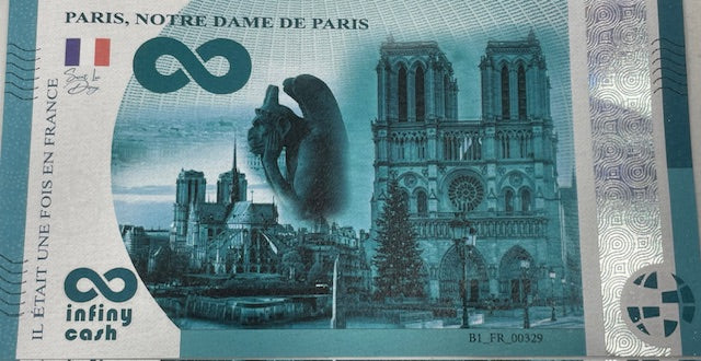 Billete de colección ♾️ París Tour Eiffel