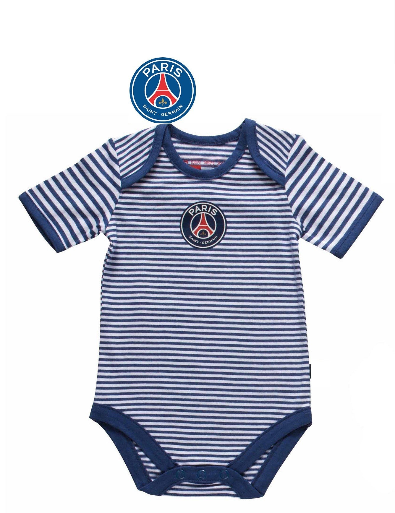 Body para bebê Paris Saint Germain - (6 a 12 meses)-(12 a 18 meses)